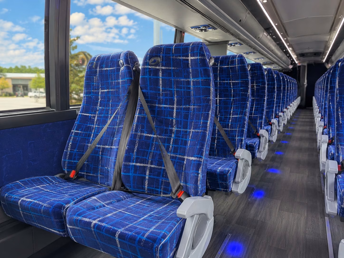 dayton charter bus interior