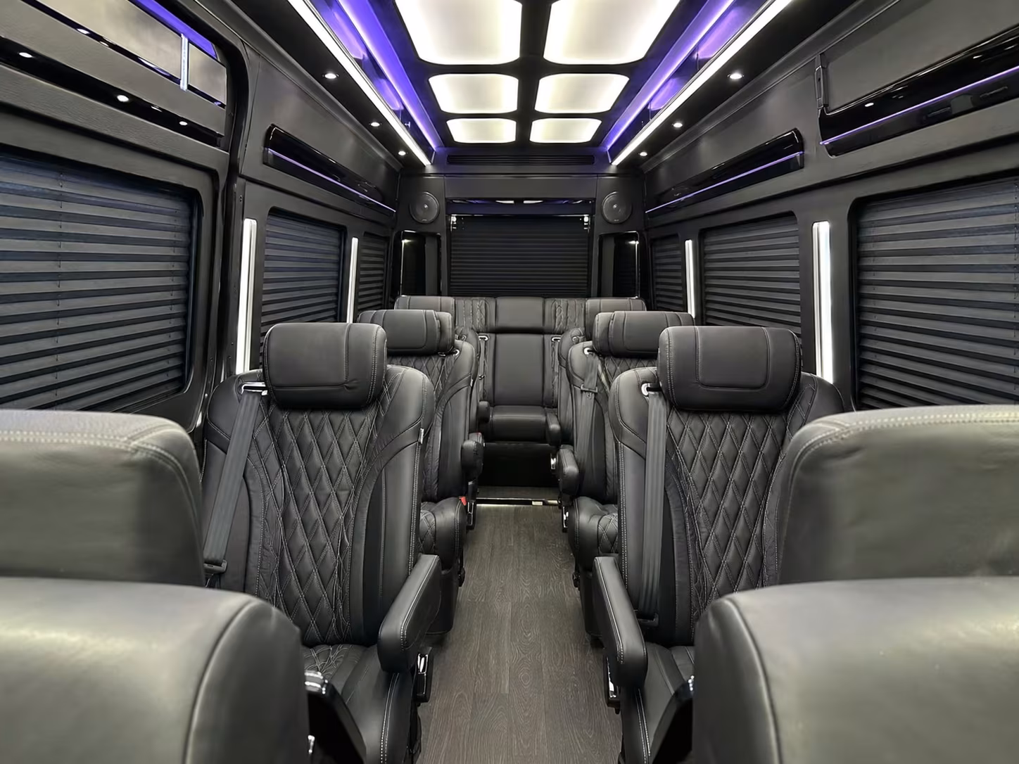sprinter van with driver inside