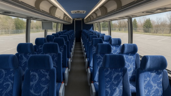 54 passenger charter bus interior dayton