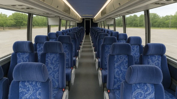 55 passenger charter bus interior dayton