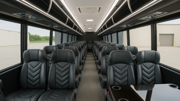 dayton 20 passenger minibus inside
