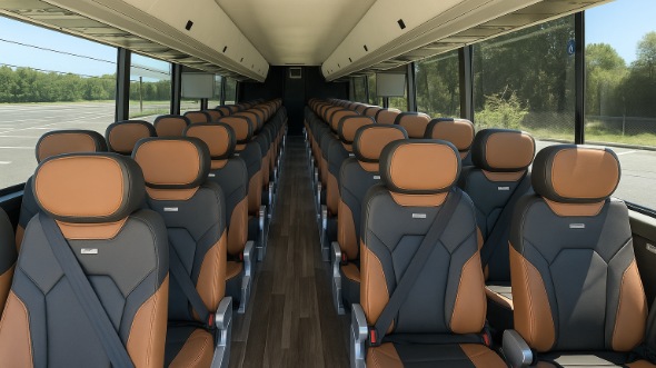 dayton 55 passenger charter bus rental