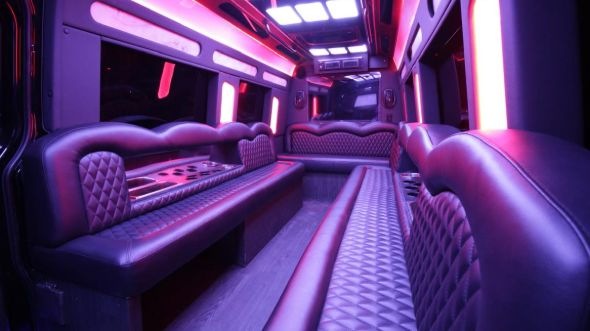 sprinter limo rental interior dayton